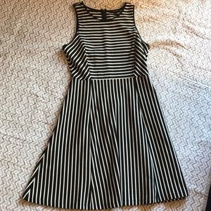 Banana Republic striped ponte dress size 10